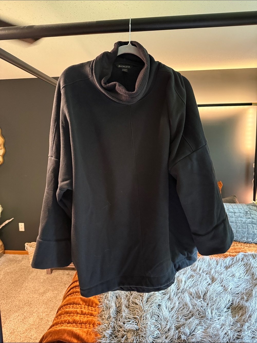 Athleta Black Turtleneck Sweater